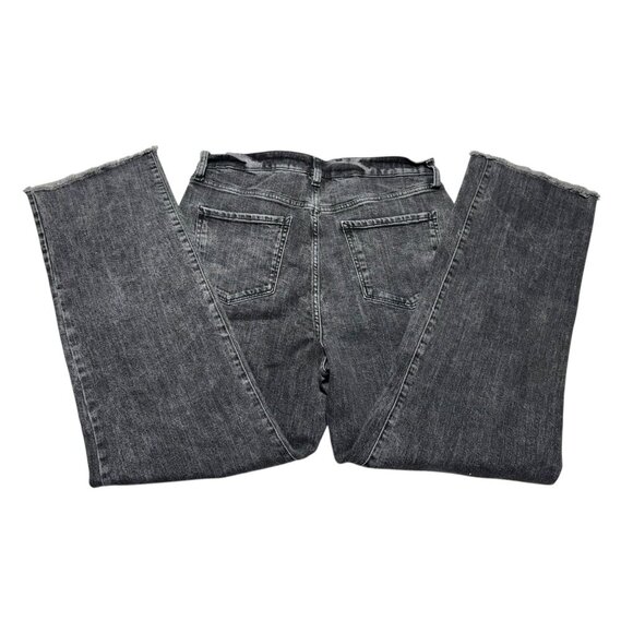 NWT A.N.A Highest Rise Vintage Straight Jeans Gray Size 10 Tall - Picture 2 of 12